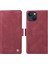Iphone 15 Plus Anti-Cratch Kabuk Pu Deri Telefon Kılıfı Stand Kapağı Cilt-Touch Şok Geçirmez Cüzdan-Wine Kırmızı (Yurt Dışından) 1