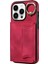Cilt Touch Pu Deri+Tpu Iphone 15 Pro Telefon Kılıfı Kickstand Telefon Kabuğu Kart Tutucu-Kırmızısı (Yurt Dışından) 1
