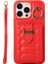 iPhone 15 Plus Için Cep Telefon Kabuğu Plus Tutucu Kickstand Pu Deri+Tpu Kart Tutucu-Kırmızı ile Telefon Kılıfı (Yurt Dışından) 5