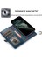 Iphone 13 Mini 5.4 Inç Cüzdan Telefon Kılıfı Çıkarılabilir 2-1 Arada Tpu+Pu Deri Deri Kapak Kayış Mavisi (Yurt Dışından) 2