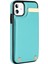 Iphone 11 Için Tpu+Pu Deri Metal Dekor Şok Geçirmez Cep Telefon Kılıfı Kart Tutucu Yeşil (Yurt Dışından) 3