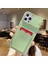 Iphone 15 Pro Case Card Tutucu Için Tpu Telefon Kapağı Kayar Lens Kapak Yeşili (Yurt Dışından) 1
