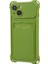 Iphone 13 Case Anti-Drop Tpu Telefon Kapağı Kart Yuvası (Hassas Kesim)-Yeşil (Yurt Dışından) 1