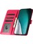 Iphone 12 Mini 5.4 Inç Pu Deri Cüzdan Timsah Doku Doku Dikiş Kapağı Strap-Rose ile (Yurt Dışından) 3