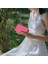 Iphone 12 Mini 5.4 Inç Pu Deri Cüzdan Timsah Doku Doku Dikiş Kapağı Strap-Rose ile (Yurt Dışından) 5