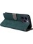 Iphone 15 Pro Cüzdan Için Telefon Kasası Rfıd Engelleme Pu Deri Dergi Anti-Fall Stand Kapağı Strap-Green (Yurt Dışından) 5