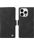 Iphone 14 Pro Folio Flip Cover Pu Pu Deri Deri Touch Stand Cüzdan Telefon Kılıfı Black (Yurt Dışından) 1