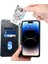 Iphone 15 Pro Max Cep Telefonu Kılıf Anti-Güz Pu Deri+Tpu Cüzdan Kart Yuvası Kapak Mavisi (Yurt Dışından) 2