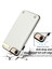Iphone Se (2022)/SE (2020)/IPHONE 7/8 4.7 Inç Cep Telefonu Kasası Tpu+Deri Metal Dekor Kartı Tutucu Kapak-Beyaz (Yurt Dışından) 4