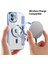 Iphone 11 Deri Kart Tutucu Kılıfı Magsafe Rfıd ile Uyumlu Kılıf Lens Film Baby Blue ile Telefon Kapağı (Yurt Dışından) 3