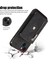 Iphone 13 Mini 5.4 Inç Kasa Zipper Cep Pu Deri+Tpu Rfıd Blowıng Kart Yuvaları 2 Kayış-Siyah ile Örtü (Yurt Dışından) 5