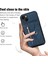 Iphone 13 Mini 5.4 Inç Kasa Zipper Cep Pu Deri+Tpu Rfıd Blowantıon Kart Yuvaları 2 Kayış Mavisi ile Örtü (Yurt Dışından) 4