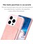Iphone 15 Pro Matte Pu Deri Kaplamalı Tpu Telefon Kapağı Kart Tutucu-Pembe (Yurt Dışından) 4