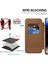 Iphone 11 Pro Max Rfıd Için Lens Filmli Rhombus Deri Kart Tutucu ile Anti-Güz Kapağı Magsafe-Blackish Green ile Uyumlu (Yurt Dışından) 3