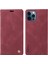 Iphone 12 Pro Max Için Max 6.7 Inç Deri Cüzdan Stand Telefon Kapağı Cilt-Touch Şok Geçirmez Case-Wine Kırmızı (Yurt Dışından) 1