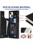 Iphone 15 Plus Manyetik Buttons Için Kickstand Telefon Kasası Rfıd Engelleme Kart Tutucu Kapak Uzun Kayış-Siyah (Yurt Dışından) 2