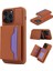 Iphone 13 Pro Case Card Tutucu Yuvaları Kickstand Koruyucu Telefon Kapak Kahverengi (Yurt Dışından) 1