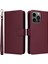 Iphone 13 Pro Case Çıkarılabilir 2'si Deri Kapak Anti-Güz Anti-Cüzdan Kabuk-Kırmızı (Yurt Dışından) 1