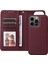 Iphone 13 Pro Case Çıkarılabilir 2'si Deri Kapak Anti-Güz Anti-Cüzdan Kabuk-Kırmızı (Yurt Dışından) 2