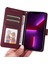 Iphone 13 Pro Case Çıkarılabilir 2'si Deri Kapak Anti-Güz Anti-Cüzdan Kabuk-Kırmızı (Yurt Dışından) 5