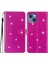 iPhone 14 Plus Için Pu Deri Kılıf Folio Flip Cüzdan Stand Akıllı Telefon Kapak Çizgisi (Yurt Dışından) 1