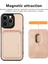 Iphone 15 Pro Max Magnetic Kart Tutucu Karbon Fiber Deri+Pc+Tpu Case-Khaki Için Çıkarılabilir Telefon Kapağı (Yurt Dışından) 3