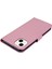 Iphone 15 Plus Case Owl Için Pu Deri Telefon Cüzdan Standı Kapak-Gül Altın (Yurt Dışından) 5