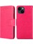 Iphone 15 Dokulu Pu Deri Cüzdan Stand Telefon Kılıfı Kabuk Rose Için Telefon Kapağı (Yurt Dışından) 1