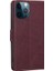 Iphone 15 Pro Magnetic Toka Folio Flip Pu Deri Cüzdan Cüzdan Cep Telefonu Katlanabilir Stand Kapak-Kırmızı (Yurt Dışından) 5