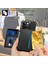 Iphone 15 Pro Max Kart Tutucu Için Cüzdan Telefon Kılıfı Pu Deri+Tpu Kapak Desteği Manyetik Araba Montaj Black (Yurt Dışından) 5
