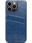 Iphone 15 Pro Case Waxy Pu Deri+Pc Kart Tutucu Telefon Kapak-Mavisi (Yurt Dışından) 1