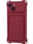 Iphone 15 Plus Için Plus Tpu Case Four Corner Drop Anti-Drop Kart Tutucu Kapağı (Hassas Kesim) -Wine Kırmızı (Yurt Dışından) 1