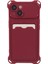 Iphone 15 Plus Için Plus Tpu Case Four Corner Drop Anti-Drop Kart Tutucu Kapağı (Hassas Kesim) -Wine Kırmızı (Yurt Dışından) 2