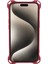 Iphone 15 Plus Için Plus Tpu Case Four Corner Drop Anti-Drop Kart Tutucu Kapağı (Hassas Kesim) -Wine Kırmızı (Yurt Dışından) 5