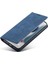 Iphone 15 Pro Max Max Cilt Touch Pu Deri Manyetik Telefon Vaka Telefon Kapağı Cüzdan Blue (Yurt Dışından) 3