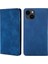 Iphone 15 Plus Deri Kart Tutucu Için Stand Kapağı Manyetik Kapanış Cilt Touch Telefon Kılıf Mavisi (Yurt Dışından) 1