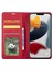 Iphone 15 Pro Max Cilt Touch Pu Pu Deri Manyetik Telefon Kılıf Telefon Kapağı Cüzdan-Kırmızı (Yurt Dışından) 5