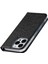 Iphone 15 Pro Için Ön Kara Çizelge Pu Deri Cüzdan Telefon Kılıfı Ipek Doku Stand Kapak Black (Yurt Dışından) 5