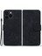 Iphone 15 Pro Baskı Için Çiçek Kabuk Telefon Kapağı Ince-Fit Buzağı Doku Stand Cüzdan Deri Kılıf (Yurt Dışından) 1