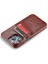 Iphone 15 Pro Case Waxy Pu Deri+Pc Kart Tutucu Telefon Kapak Kılıfı (Yurt Dışından) 4