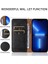 Iphone 15 Pro Max Manyetik Kapanış Için Baskalı Anti-Fall Kapak Deri Cüzdan Stand Telefon Kılıfı Strap-Brown (Yurt Dışından) 2