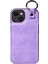 iPhone 15 Plus/14 Plus Plus Kılıf Önleme Önleyici Kart Yuvası Telefon Kılıfı Kickstand Pu+Tpu Kapak-Işık Mor (Yurt Dışından) 3