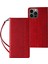 Iphone 15 Pro Max Manyetik Kapanış Için Baskalı Anti-Fall Kapak Deri Cüzdan Stand Telefon Kılıfı Strap-Red ile (Yurt Dışından) 1