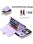 Iphone 15 Pro Kart Yuvaları Için Telefon Kabuğu Kısa+Uzun Kayışlar-Doğum ile Kickstand Kapak Anti-Sracratch Pu Derisi Anti (Yurt Dışından) 5