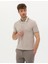 Erkek Beyaz Slim Fit Dokulu Polo Yaka Tişört 50264205-VR156 1