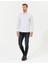 Erkek Beyaz Slim Fit Uzun Kollu Gömlek 50266528-VR013 4