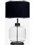 Intense Transparent Black Cam Abajur 1