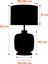 Intense Transparent Black Cam Abajur 4