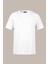 MmetalicErkek Beyaz T- Shirt Regular Fit Rahat Kesim Bisiklet Yaka Basic Tişört 1