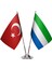Sierra Leone Ikili Masa Bayrağı 1